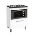 Ver imagem 1 de Balcão Gabinete para Cooktop 05 Bocas e para Forno Bur Bra / Mar