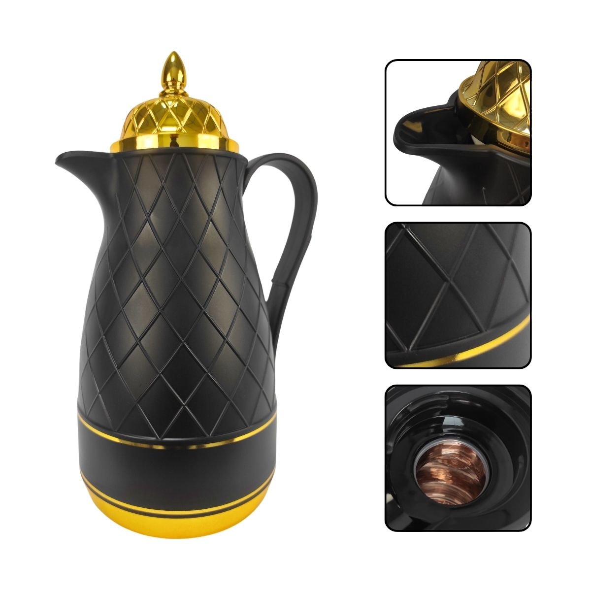 Garrafa Térmica para Café Chá Suco Luxo Elegânte Partna 4171p - 2