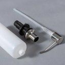 Ver imagem 5 de Kit Lixeira 20cmX30cm 6L Embutir No Granito Inox 304 E Dosador