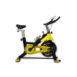 Bicicleta Spinning com Roda de Inercia de 8kg - Preto e Amarelo - 1