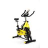 Bicicleta Spinning com Roda de Inercia de 8kg - Preto e Amarelo - 4
