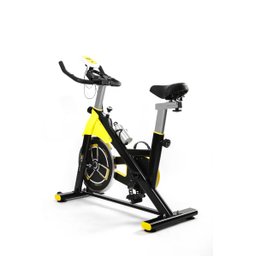 Bicicleta Spinning com Roda de Inercia de 8kg - Preto e Amarelo - 5