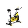 Bicicleta Spinning com Roda de Inercia de 8kg - Preto e Amarelo - 6