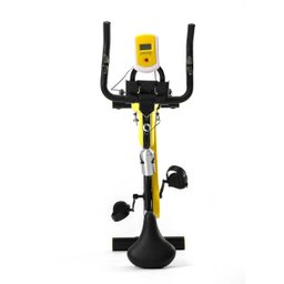 Bicicleta Spinning com Roda de Inercia de 8kg - Preto e Amarelo - 7