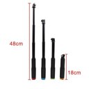 Ver imagem 5 de Bastão Retrátil Monopod 48cm Portátil À Prova D'àgua - Dourado