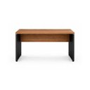 Ver imagem 3 de Mesa Escritório 1,70x0,70m s/Gavetas Workstart Nogal Sevilha/Preto 21474