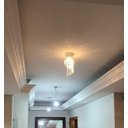 Ver imagem 3 de Lustre Acrílico Cristal Alto Brilho Redondo 30 Cm de Altura