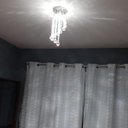 Ver imagem 2 de Lustre Acrílico Cristal Alto Brilho Redondo 30 Cm de Altura