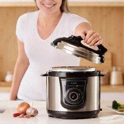 Panela de Pressão Elétrica 127V 4L com Copo Medidor e Colher - 3