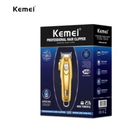 Maquina De Cabelo Corte Kemei Professional Recarga Km-1999pg - 5