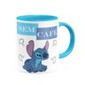 Caneca Stitch com Café sem Café em Cerâmica 325ml Divertida - 4