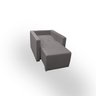 Poltrona Retrátil Cama Confortável de Linho Luiza - 3