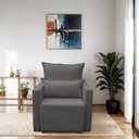 Ver imagem 2 de Poltrona Retrátil Cama Confortável de Linho Luiza