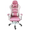 Cadeira Gamer Mx5 Giratória Branco e Rosa Mymax - 1
