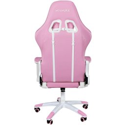 Cadeira Gamer Mx5 Giratória Branco e Rosa Mymax - 4
