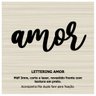 Lettering Amor Decorativos de Parede Mdf 27cm - 4