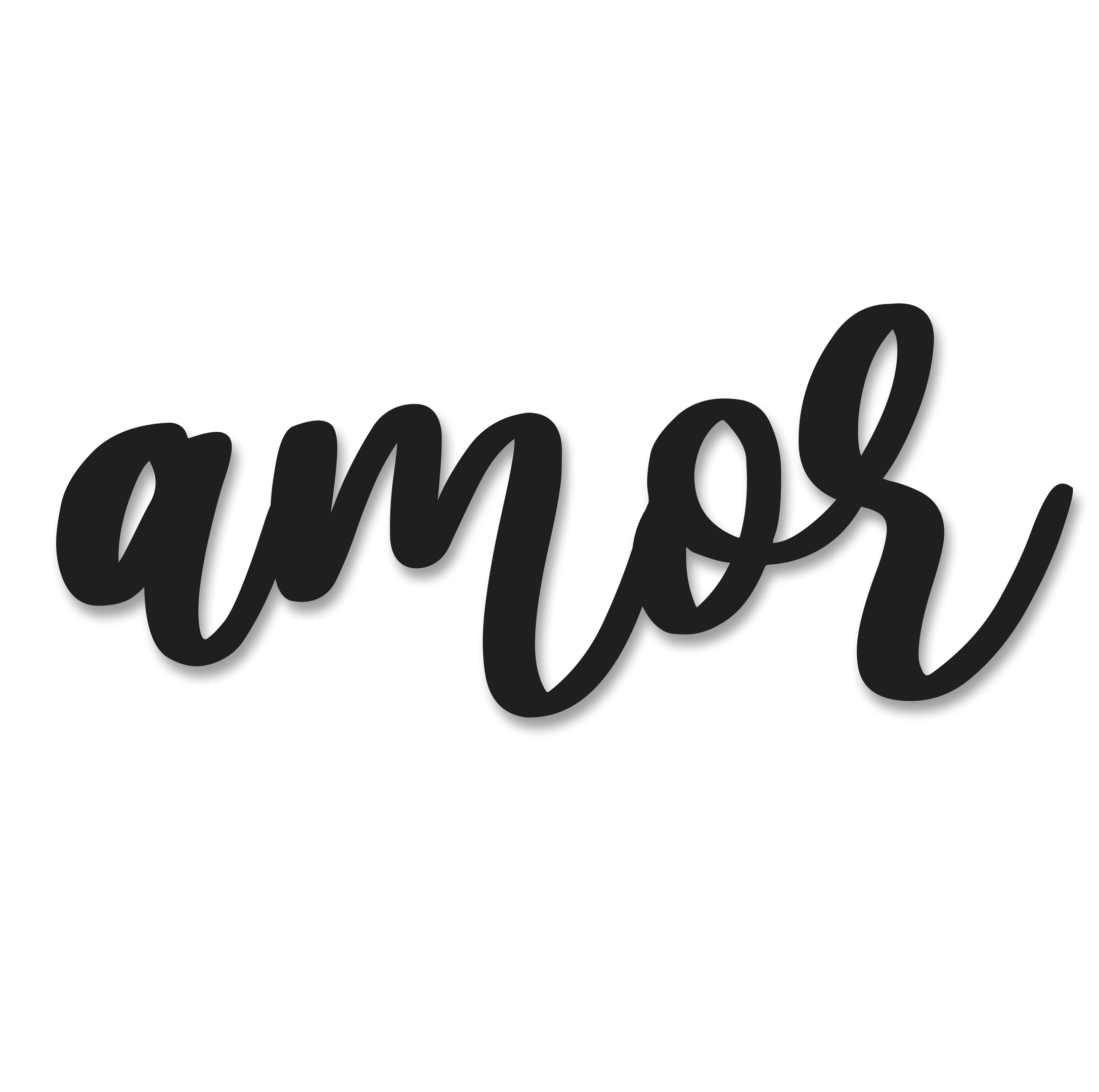 Lettering Amor Decorativos de Parede Mdf 27cm - 1