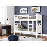 Beliche Cama Solteiro para Meninos Confortável Cor Branca - 1