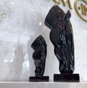 Ver imagem 2 de Escultura Estátua Decorativa Cabeça de Cavalo Grande 108cm:preto Brilho