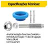 Kit Completo Para Instalação de Vaso Sanitário (Anel de Vedação + Kit Parafuso + Tubo de Liga - 5