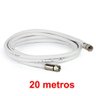Cabo De Antena Coaxial Para Tv Digital E Sky Rg6 20M - 2
