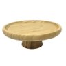 Prato para Bolo Verona Madeira com pé de Bambu Lyor 1559 - 1