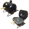 Churrasqueira A Bafo Carvão Pequena Pretaa Portátil - 6