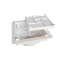 Ver imagem 3 de Ralo Oculto 10x10cm Invisível Branco