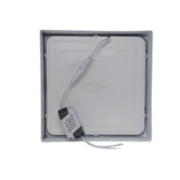 Plafon LED Sobrepor Quadrado 18W Branca LEDbee - 5 Plafon LED Sobrepor Quadrado 18W Branca LEDbee - 5