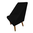 Ver imagem 3 de Kit 06 Cadeiras para Sala de Jantar Ana Pés Palito Veludo Preto D'classe Decor