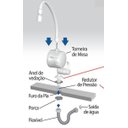 Ver imagem 4 de Torneira Elétrica De Mesa Loren Easy 127v 4800w Lorenzetti