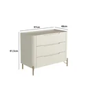 Ver imagem 3 de Cômoda 3 Gavetas L97 X A81,5cm Mdf