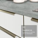 Ver imagem 4 de Armário de Cozinha Completa 190cm Veludo Lux Madesa Branco