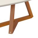 Ver imagem 6 de Mesa de Centro Classic com Pés em Madeira Maciça Moveis House Off White/Nature