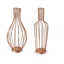 Ver imagem 1 de 2 Peças Decorativas Porta Rolha de Vinho Aramado Ferro