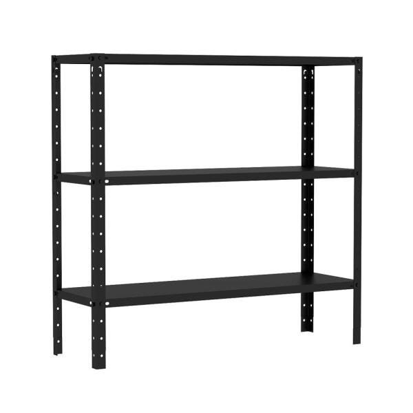 Estante em Aço Mini Flex 3 Prateleiras 30cm Amapá Preto - 1