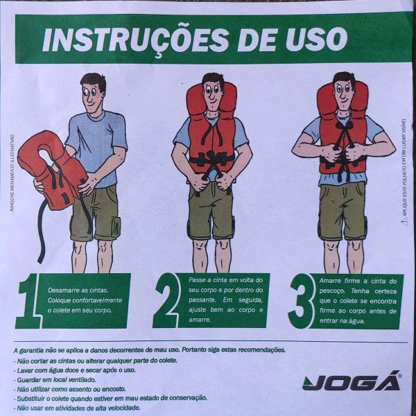 Colete Salva Tamanho M de até 35Kg a 55kg - 5