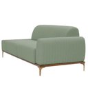 Ver imagem 7 de Sofá Molino 3 Lugares 180cm C/mesa Auxiliar Direito Pés Ouro.f Bouclé Verde Claro - Nexta Casa
