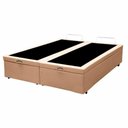 Ver imagem 1 de Base Box Bau King Bipartido Premium Santo Box Sintético 47x192x203:bege