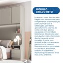 Ver imagem 6 de Módulo Mesa de Cabeceira 1 Porta Elegance Cinza