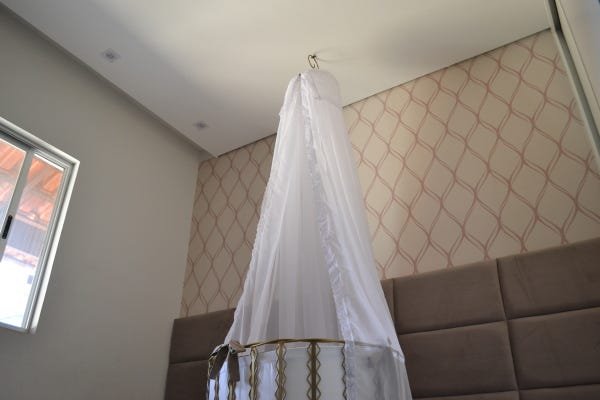 dossel de teto com cortinado mosquiteiro - 2