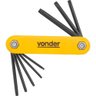 Jogo Chave Torx T9-t40 Canivete Plástico Vanád. C/ 8 Pç Vtx2 - 3