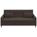 Ver imagem 2 de Sofá Cama Reclinável 3 Lugares e Almofadas Inclusas Multimóveis Cr45239 Marrom Marrom