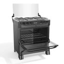 Ver imagem 3 de Fogão 5 Bocas a Gás Mueller com Acendimento Automático e Forno 81,6l Preto Bivolt - Mfi5bb