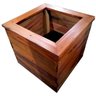 Vaso Cachepot Planta Jardimem Madeira Maciça 40x40 cm - 2