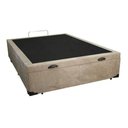 Ver imagem 4 de Cama Casal Box Baú 138x188 Entrega Apenas Cidade Sao Paulo - Corino - Bege