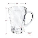 Ver imagem 3 de Xícara Caneca Diamante Barista 210ml 6 Peças