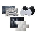 Ver imagem 1 de Kit 3 Formas Gesso/Cimento 3D ABS 1.5mm