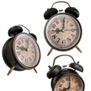 Ver imagem 1 de Relógio Despertador Bronze Vintage Estilo Retrô Envelhecido