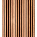 Ver imagem 1 de Papel de Parede Adesivo de Madeira Ripada Lisa Autocolante Para Sala E Quarto